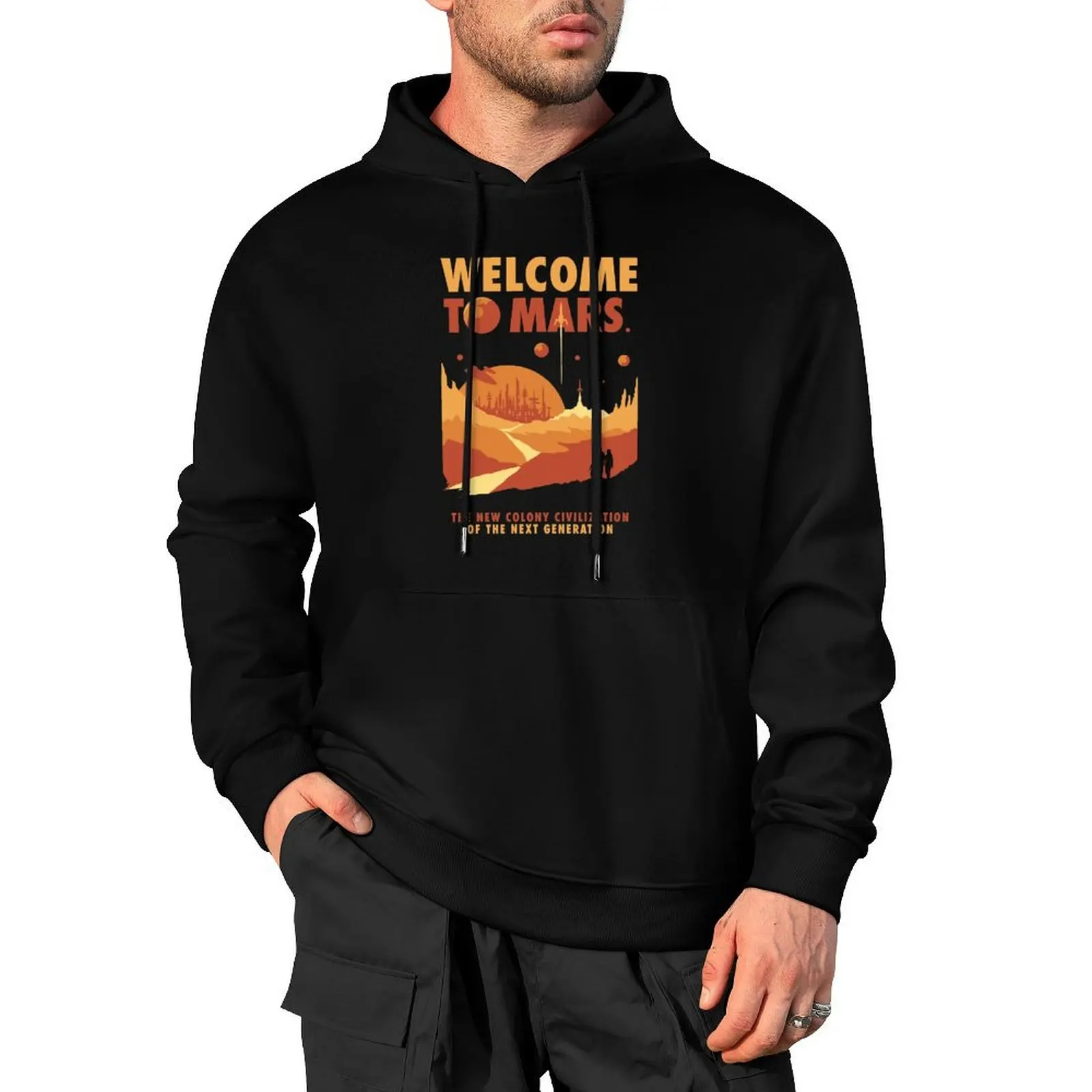 

Welcome to Mars Pullover Hoodie male clothes mens designer clothes tracksuit