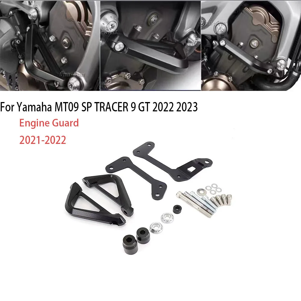 

Motorcycle For Yamaha MT09 SP TRACER 9 GT CNC Falling Protection Frame Slider Fairing Guard Crash Pad Protector 2022 2023 ﻿