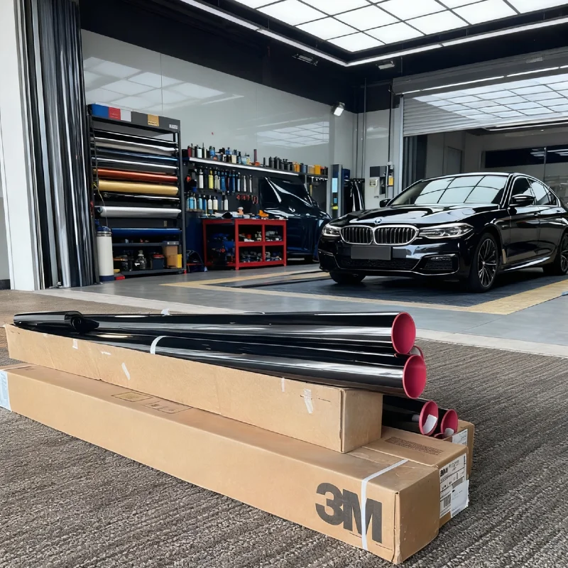 VLT15% VLT65% 3M نافذة السيارة فيلم السيراميك عالية العزل فيلم الشمسية 152 سنتيمتر * 30 متر لفة 99% UV العزلة #4