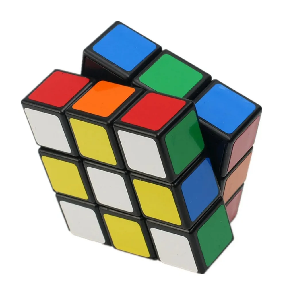 Lanlan 2X3X3 Zwarte Sticker Snelheidskubus 233 Magische Kubus Professionele Hersenen Teaser Puzzel Speelgoed Onderwijs Speelgoed