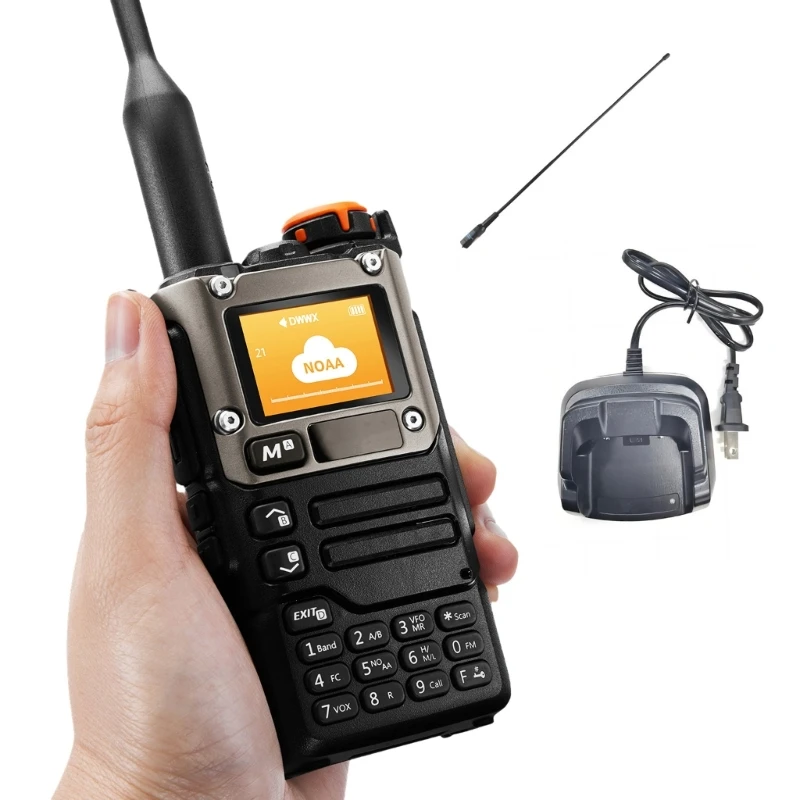 del walkie talkie 5W 20CB congriega tipo radio inalámbrica NOAA frecuencia USB del VHF DTMF frecuencia