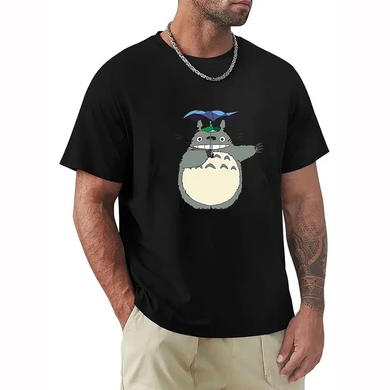 

Graphic T Shirts Cotton T-Totoros Y2k Men's Clothing Oversize Short Sleeve Tee Gifts for Boyfriend Summer Tops High Quality