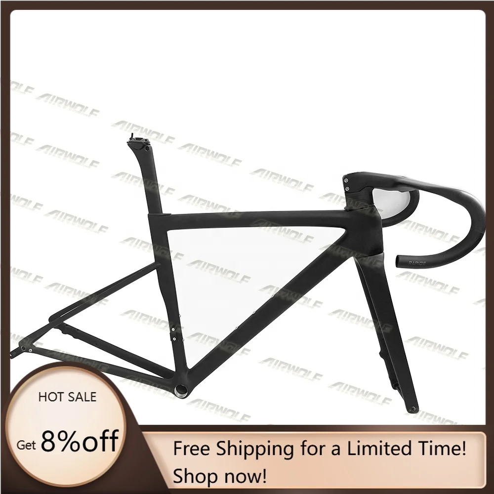

STLF 2024 New Carbon Racing Fibre Road Full Aero Wholesale Custom Fiber Chinese Fiber Bike Frame Specialized