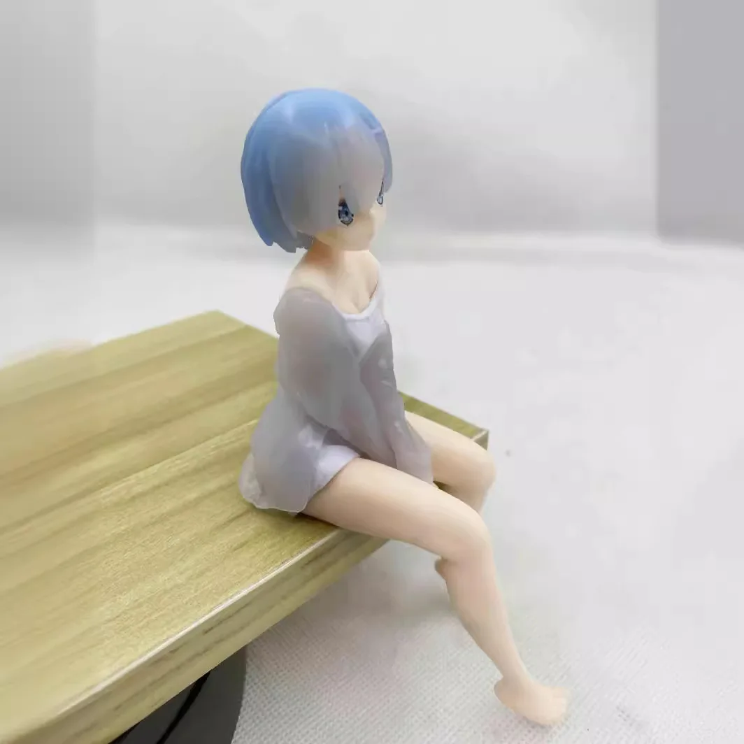 Anime Re: Life In A Different World From Zero Rem Sit Action Figures Collection Pvc Model Kids Toy Christmas Gift  Cute Kawaii