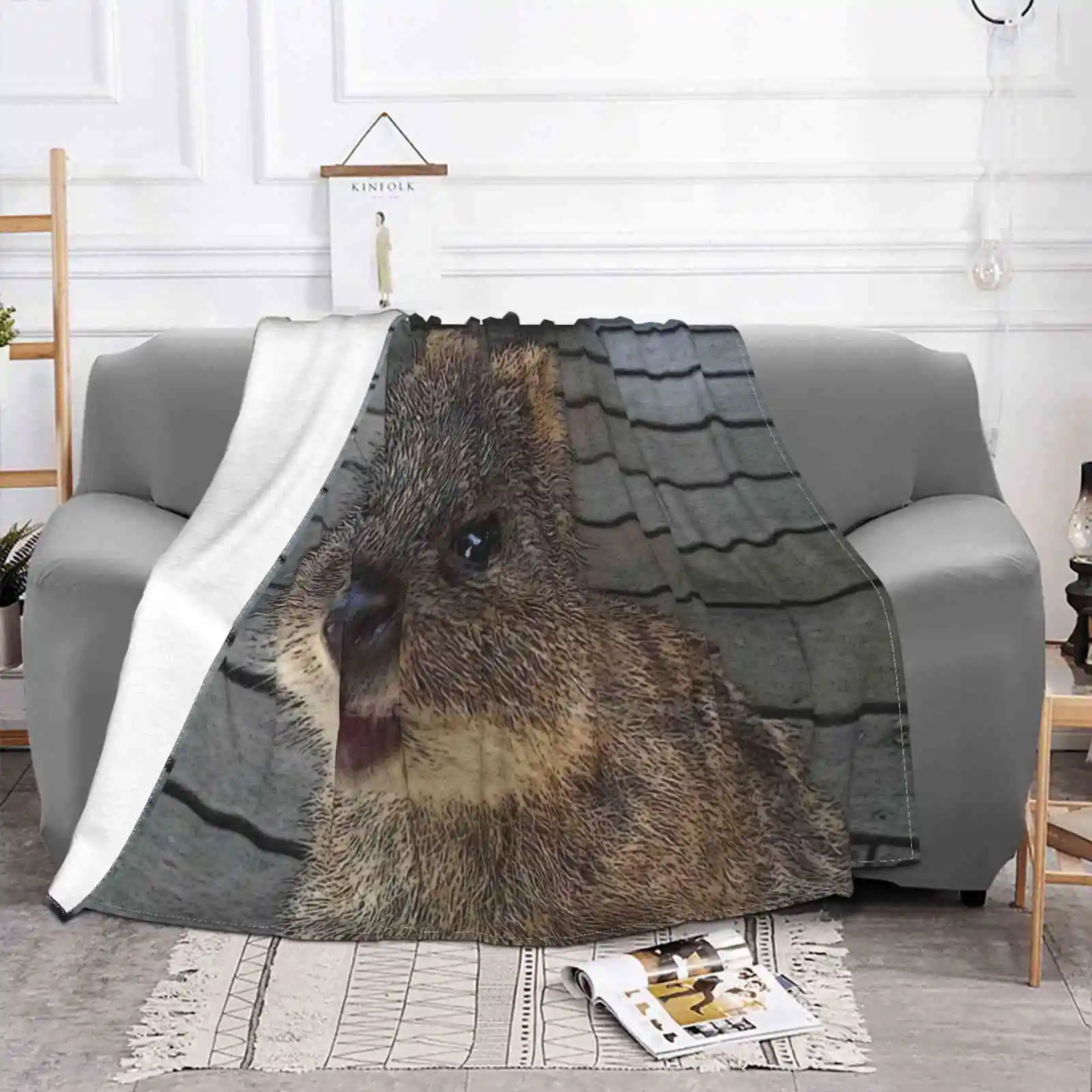 Be Quokka Happy Fashion Soft Warm Flannel Blanket Quoka Rottnest Island Perth Wonderful Smile Animals Happy Mammal Native