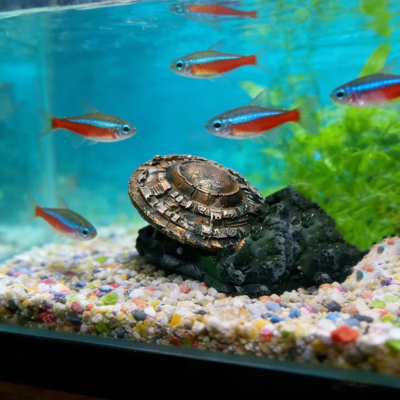 Harz Aquarium Dekoration Aquarium Simulierte Künstliche Ornament Felsen für Aquarium Fisch Dekor