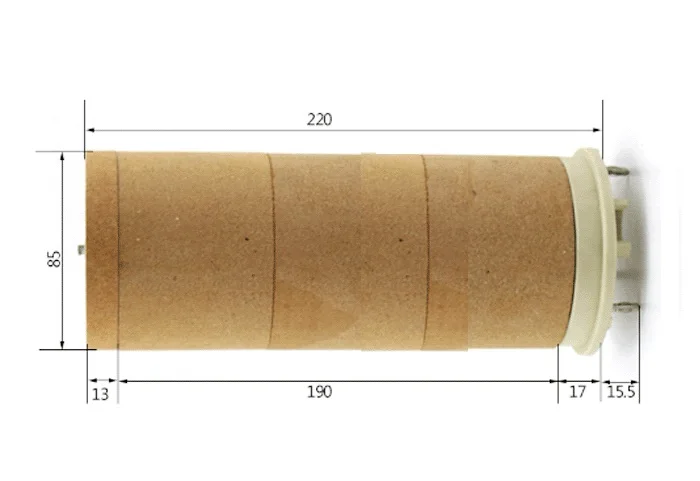 110.644 ceramic heating element 85 * 220MM3 * 400V 15kW heating core air heater