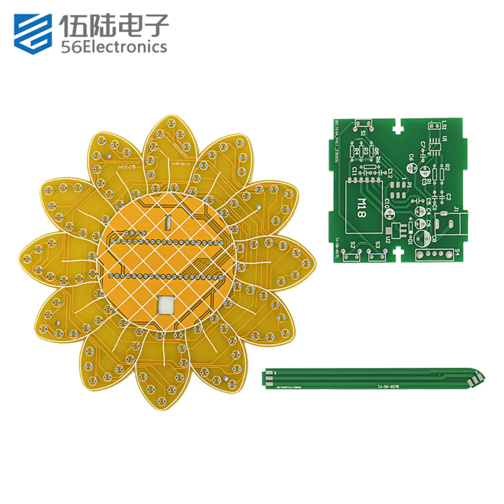 Sunflower Bluetooth Sound Kit Animation Mode Music Spectrum LED Creative Fun DIY Electronic Production Parts