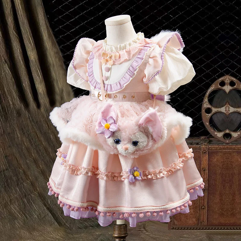 2024 New Disney LinaBell Lolita Girls\' Princess Dress Stylish Children\'s Birthday Princess Dress Halloween Cosplay Costume