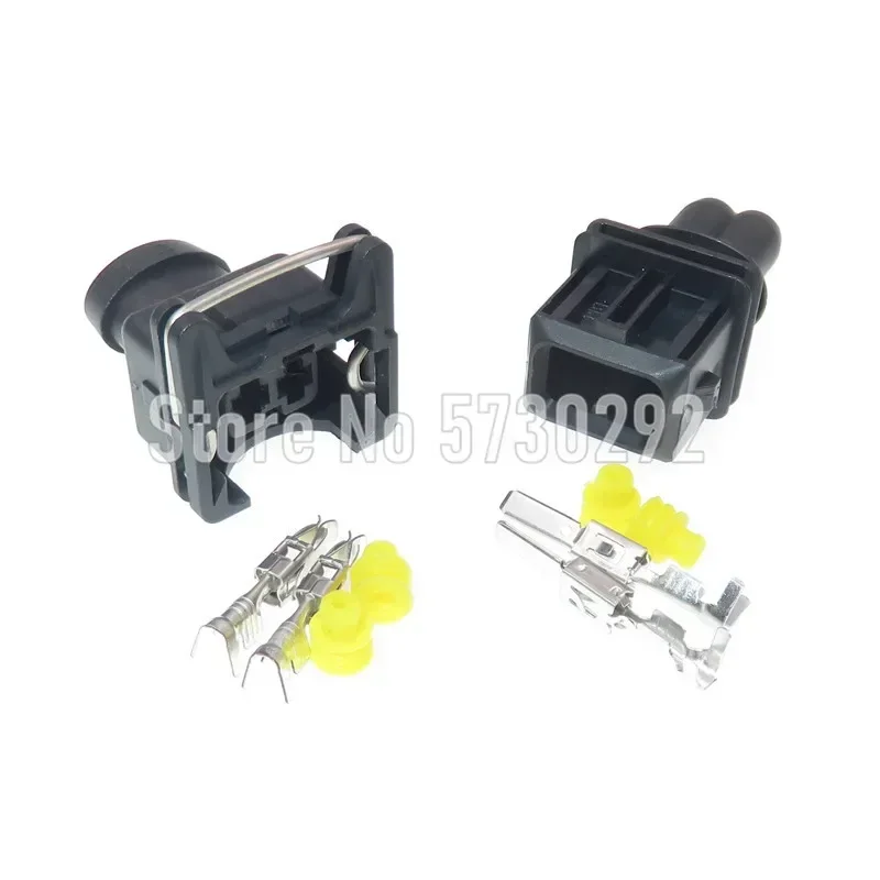 2P 3.5mm 827551-3 828657-3 106462-1 EV1 Style Automobile Wiring Harness Fuel Injector Type Car Socket For VW Audi