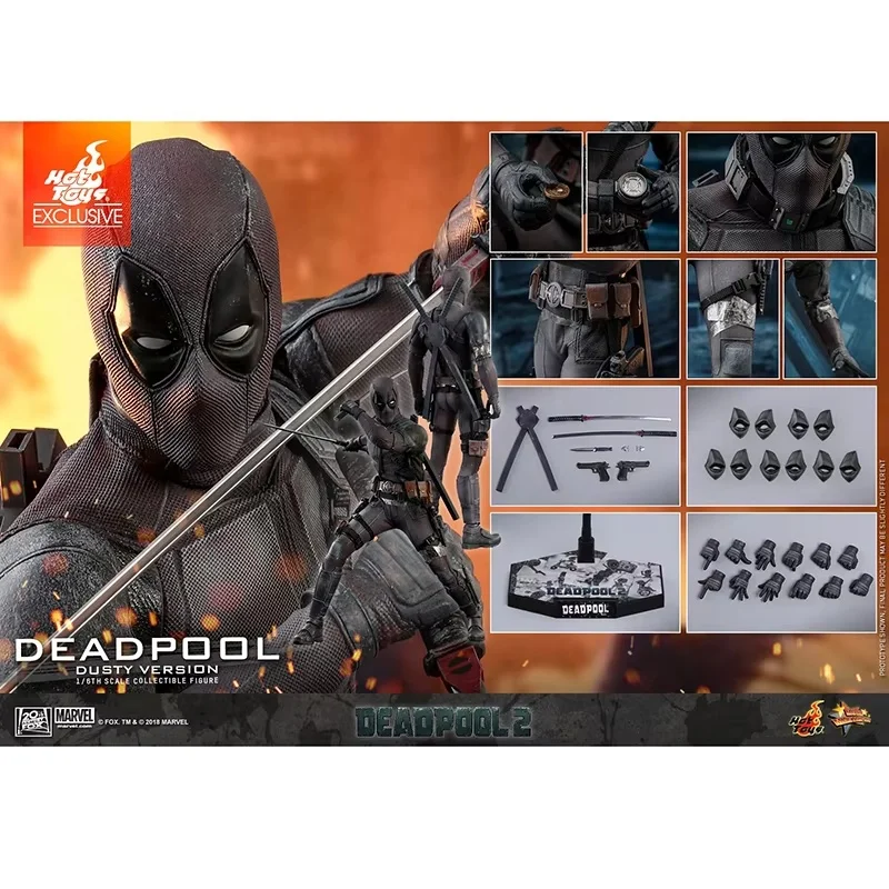 In Stock Hot Toys Marvel Ht Mms505 Deadpool 2deadpool 3.0 Dusty Version Limited Edition 1/6 Collection Decoration Model Toy Gift