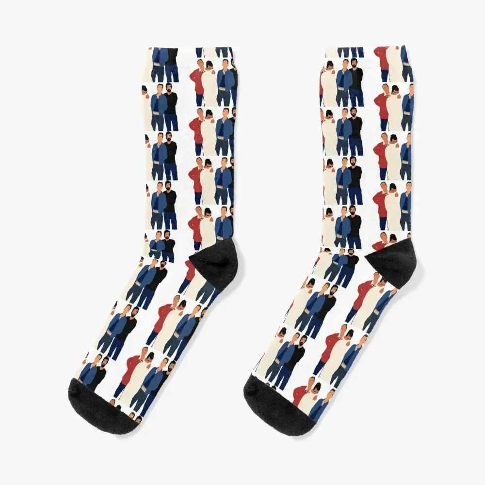 The 1975 Socks Thermal man winter designer brand compression retro Ladies Socks Men's