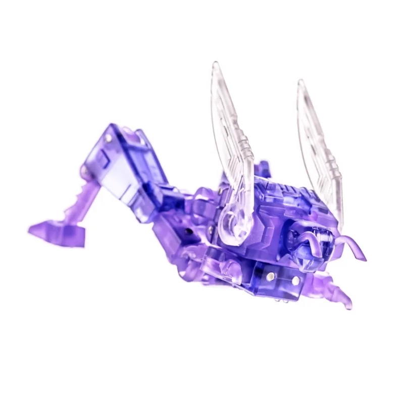 【Towar dostępny od ręki】Oryginalne zabawki transformujące NEWAGE NA Machine Insect Purple Transformed Limited Edition Small Ratio Action Doll
