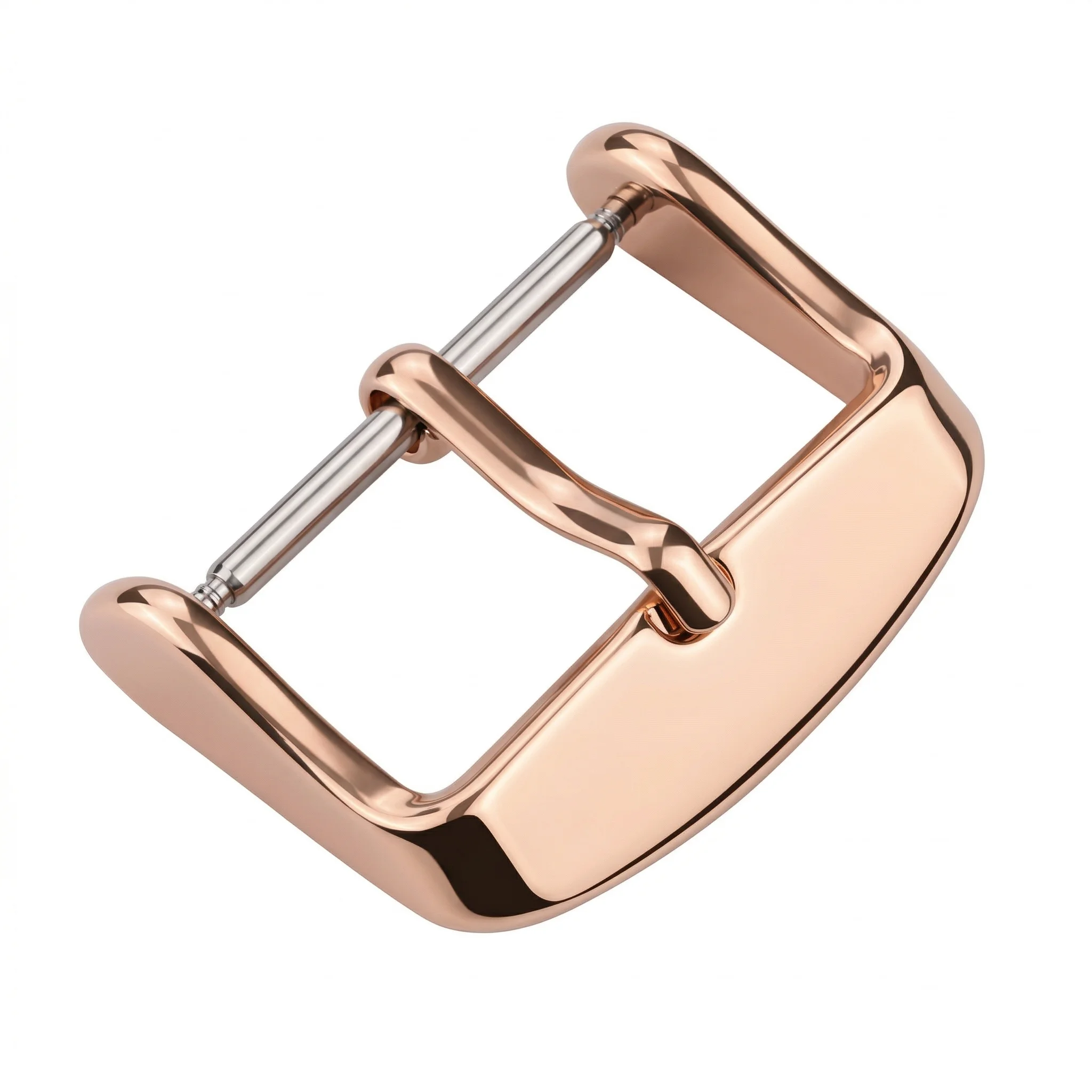 Solid Stainless Steel Watch Buckle 18mm 20mm 22mm 24mm Polished Brushed Silver Black Gold Watchband Strap Clasp Accessories