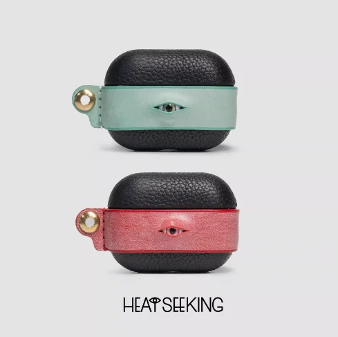 

Retro Eye Airpods4 Headphone Case Leather Handmade Decoration Design Custom Protective Case for AirPodspro2 Cases Accessory Gift