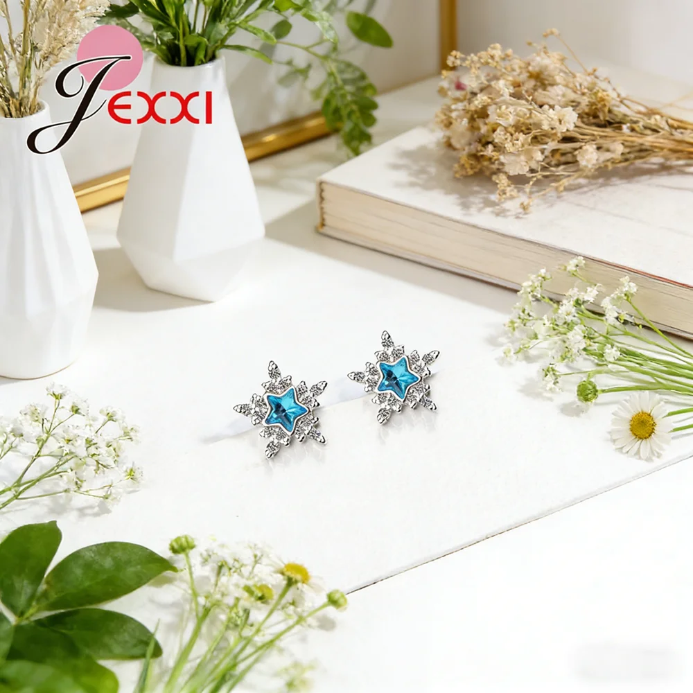 Big Promotion 925 Sterling Silver Lovely Star Shape Nice Quality Stud Earrings New Fashion Trend Good Gift For Wife