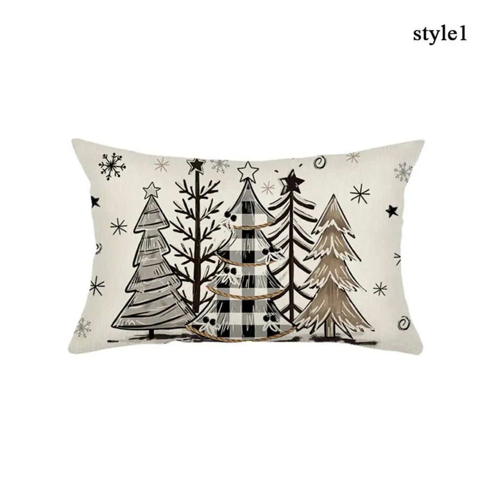 عيد الميلاد قطني أكياسها شجرة عيد الميلاد ثلج الديكور وسادة تغطي عيد الميلاد وسادة تغطي نافيداد السنة الجديدة هدية 2026 #5