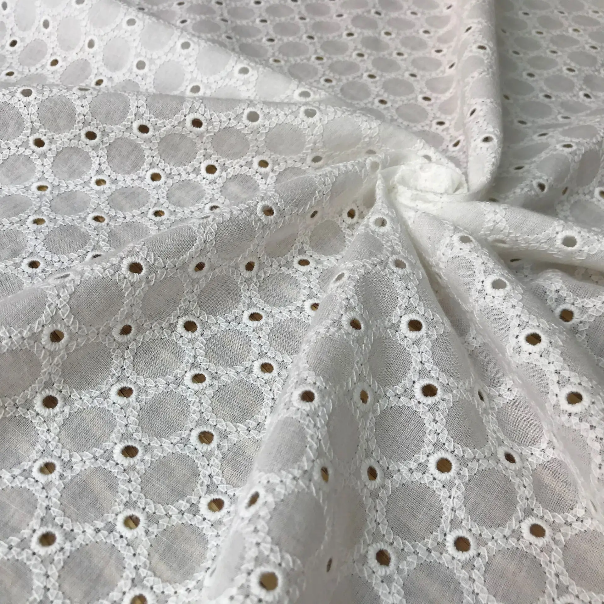 Tkanina dżinsowa bawełniana z – Sewing Eyelet Fabric recenzja i cena