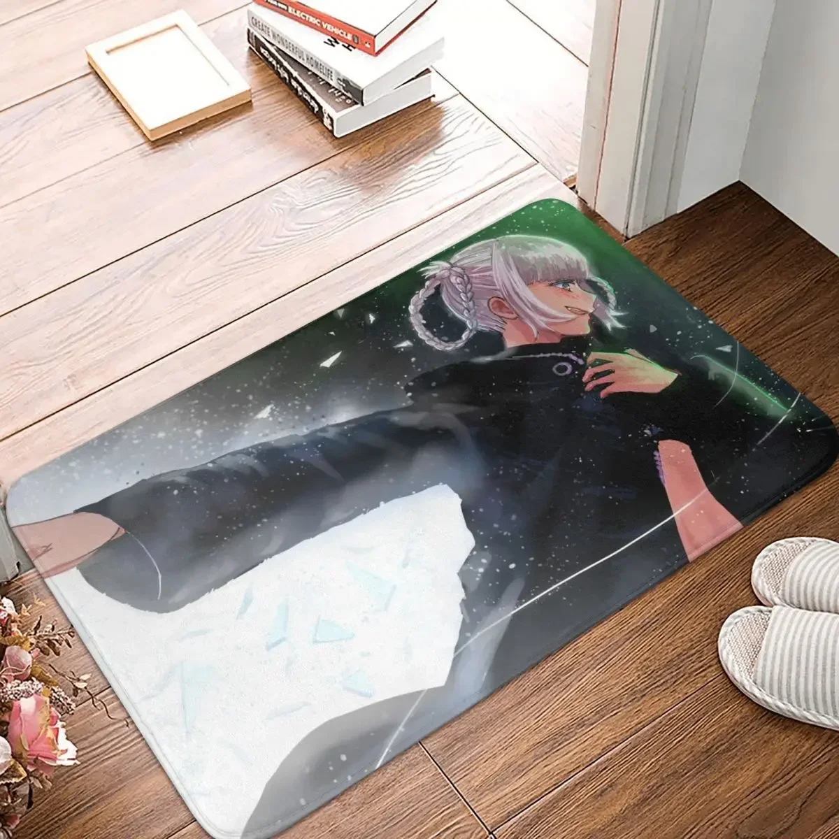 Call of The Night Anime Nazuna Nanakusa Non-Slip Carpet Cool Girl Doormat Living Room Bathroom Mat Welcome Decoration Rug