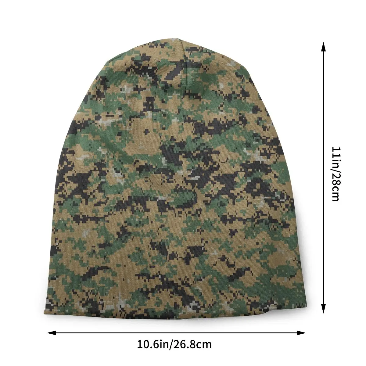 MARPAT Camouflage Unisex Bonnet Thin Outdoor Hats Skullies Hat Breathable Caps