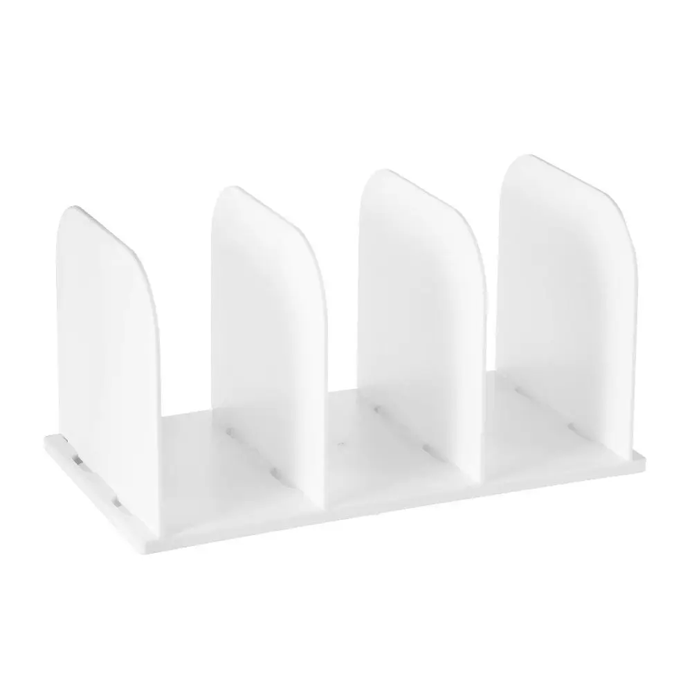 High Quality Plastic Bookends Thickened Portable Desktop Bookshelf Partition Desktop File Rack Office Use