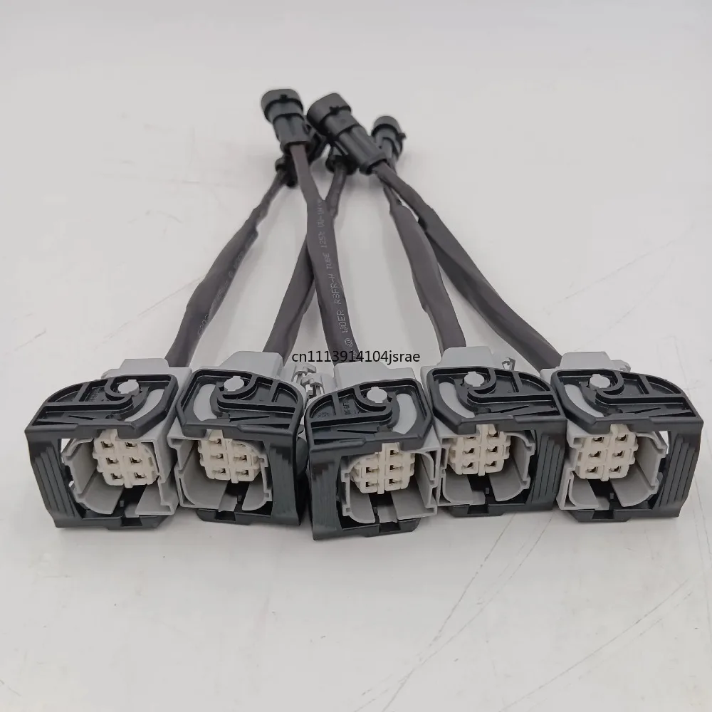 Denso 6-pin smart electromagnetic fuel injector connector plug wire to plug-type fuel injector