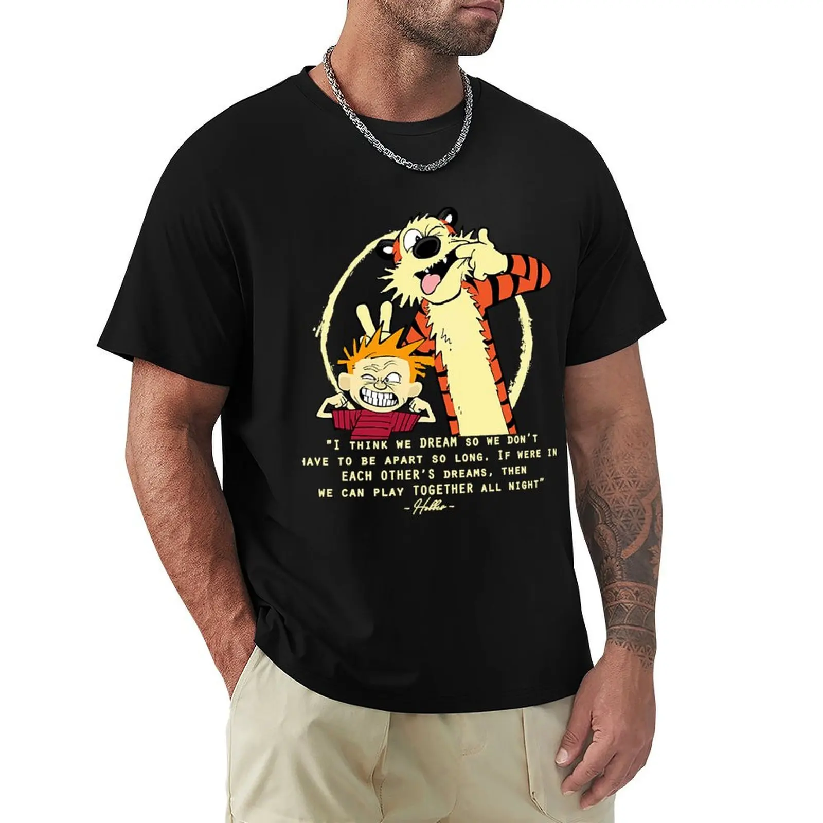 

Calvin And Hobbes - Hungry T-Shirt Casual Work Wear T-Shirt