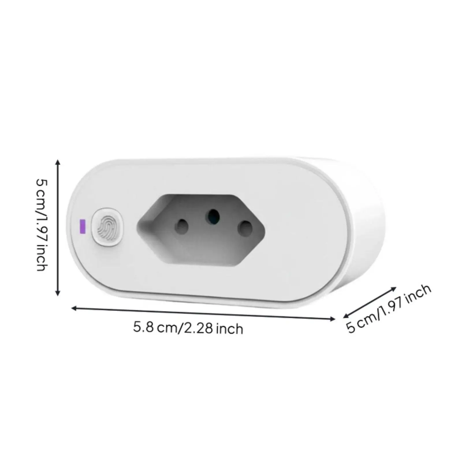 Remote Controlled Wifi Socket Smart Plug for Home Office Automation App and Voice Command Compatible with Alexa Google Home