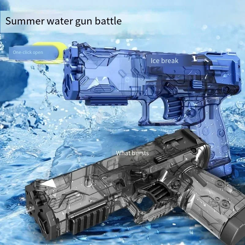 Desert Eagle Zomerzwemmen Gevechtspeelgoed Passie Handmatig waterpistool Ice Blast Continu schieten Zwembad Buitenplezier voor jongens