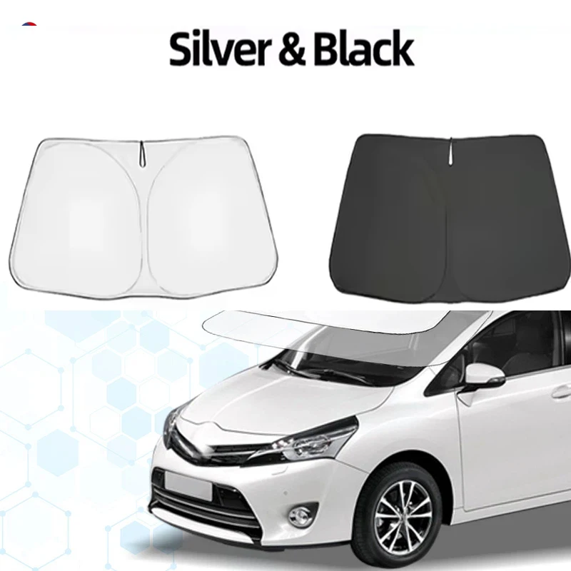 

Windshield Sun Shade For Toyota Corolla Verso Sunshade Sun Visor Protector Foldable Blocks UV Rays Keep Your Car Cooler