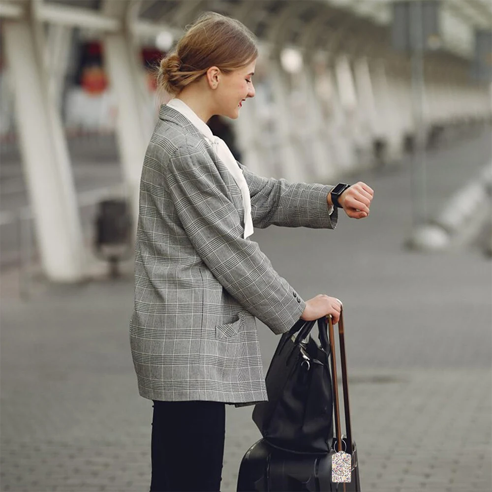 الزهور الجميلة مختومة الجلود الأعمال الأمتعة العلامة حقيبة عنوان التسمية الأمتعة الصعود حالة التسمية اسم معرف عنوان كليب #6