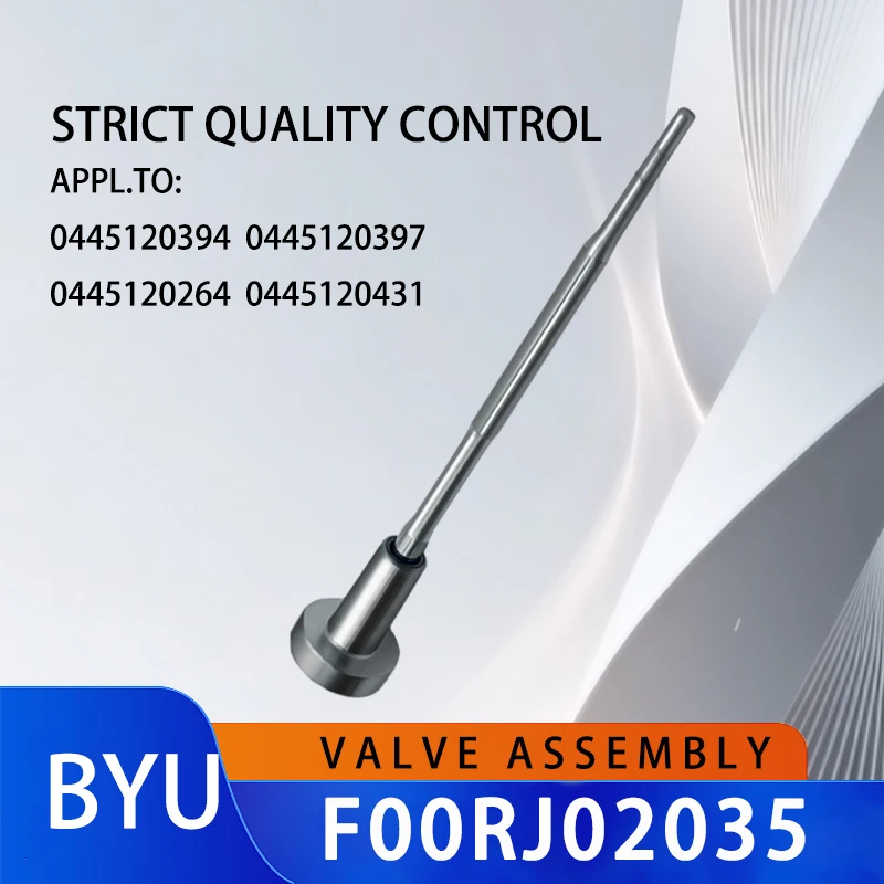 Diesel Injector Valve F00RJ01704  Valve Components  F00VC01365 Fuel Control Valve F00RJ02035 For Bosch 0445120398  YG2233