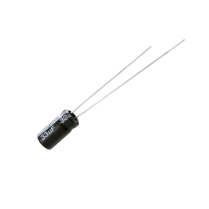 16v33uf 4x7mm Aluminum Electrolytic Capacitor 16v 33uf 33mf 33mfd 33uf16v 16v33mf 33mf16v 16v33mfd 33mfd16v 16volt 47uf