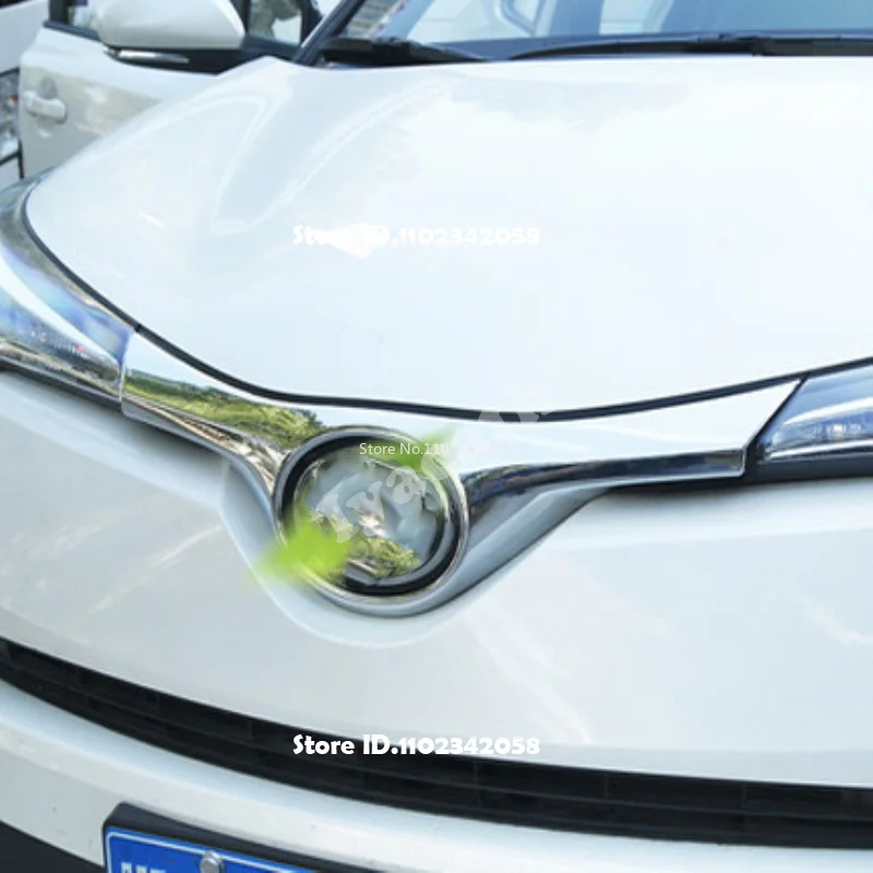 For Toyota CHR C-HR XA10 2018 2019 2020 2021 2022 ABS Chrome Car Front Grill Grille Upper Cover Trim Decorative Accessories