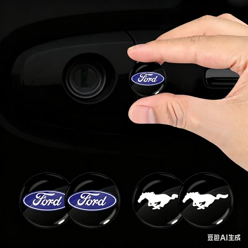 Car Lock Sticker Keyhole Anti-blocking Protection Styling for Ford focus Fiesta EcoSport ESCORT ranger fusion mondeo Mustang