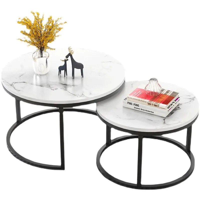 Modern Home Furniture Living Room  Glossy Sliver or Gold  Stainless Steel Base  Marble or Sintered Stone Coffee Tableطاولات قهوة