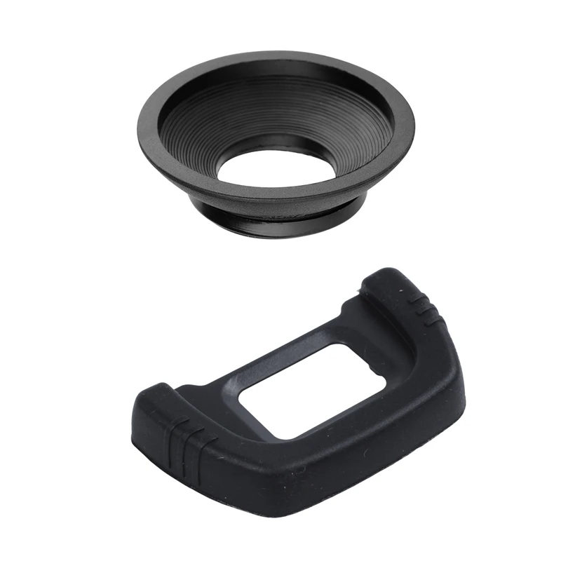 RISE-5 Pieces DK-21 Viewfinder Eyepiece Black With Eyecup Eyepiece Dk-19 Rubber Eyecup Viewfinder (2Pack)