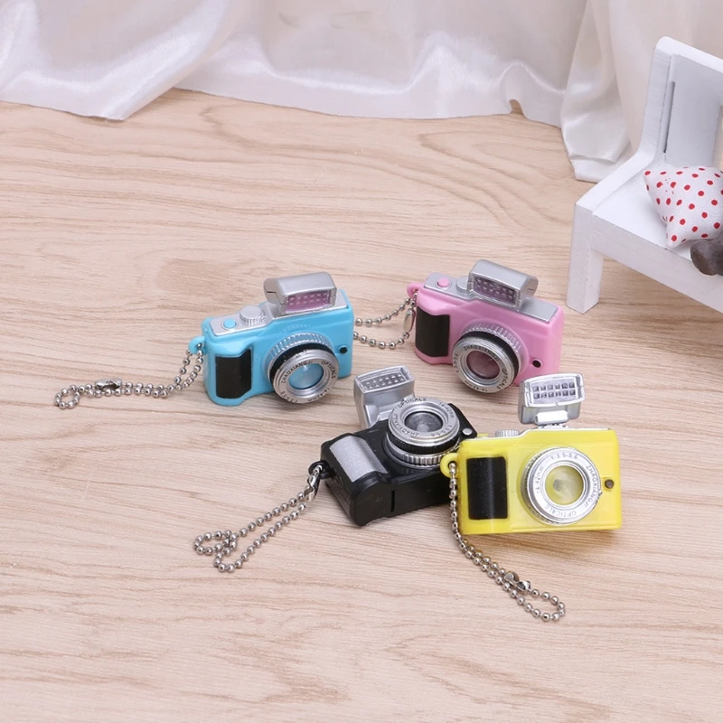 for Creative Camera Led Keychains With Sound LED Flashlight for Key Chain Funny