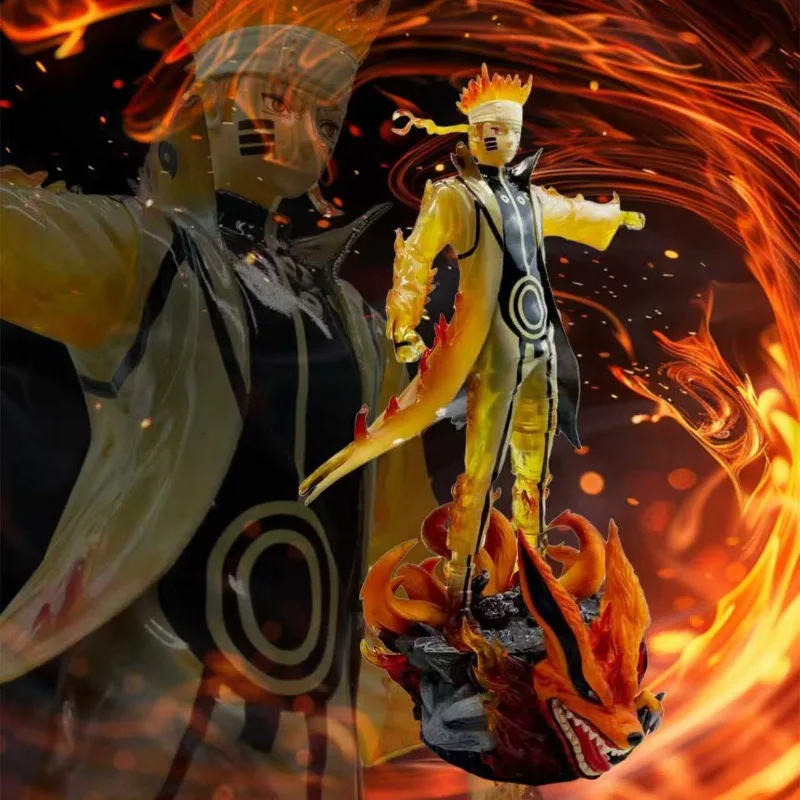 

Фигурка Наруто Минато (Режим Девятихвостого) 31 см, аниме-статуэтка из ПВХ, коллекционная модель, украшение для рабочего стола, подарок для фанатов