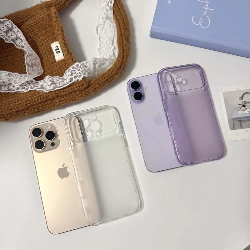 Ultra Thin Translucent Matte Shockproof Phone Case for IPhon