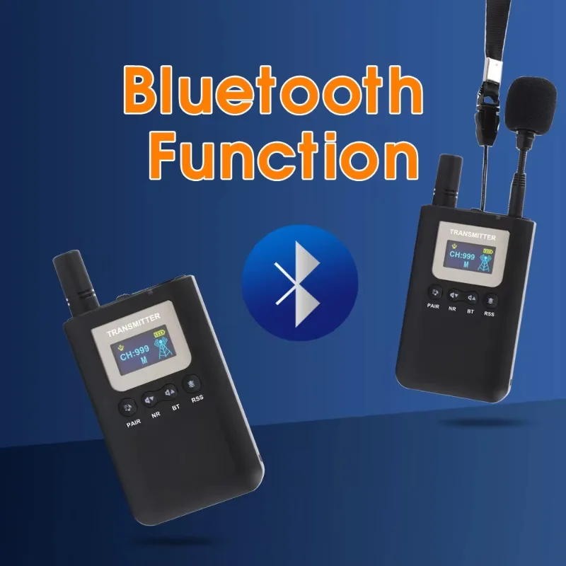 نظام دليل الصوت الهمس اللاسلكي 2.4G وقت الانتظار الطويل 999 قناة لجولة المجموعة التدريس زيارة السياحة الترجمة #5