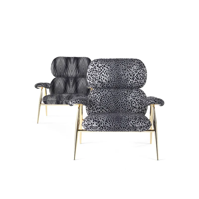 

Italian light luxury modern high-end villa dining chair