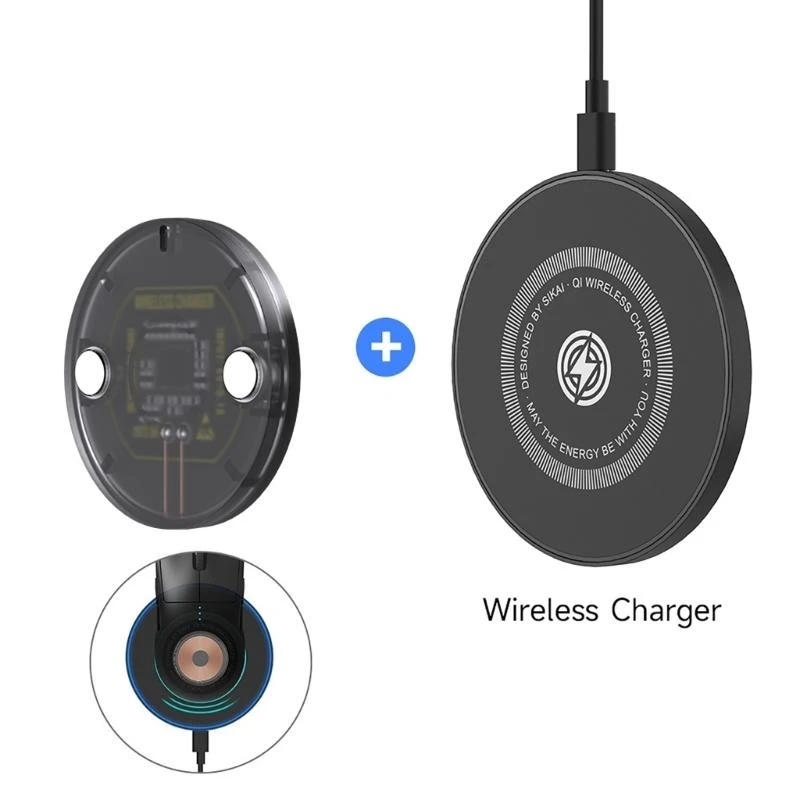 وحدة الشحن اللاسلكية المغناطيسية- عملة شحنة لـ G502 G703 G903 G403 GPW Gen2- شاحن الماوس اللاسلكي