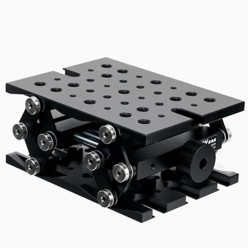Precision Z-axis manual lift platform 25mm travel 25kg load laboratory fine-tuning stage PT-SD415