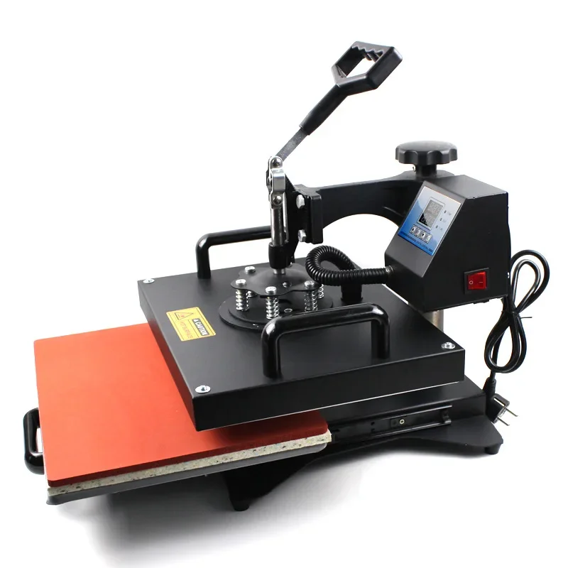 RubySub 5 in 1 Sublimation Machine Combo Heat Press Machine for T-shirt/Mug/Plate/Hat with Slide Out