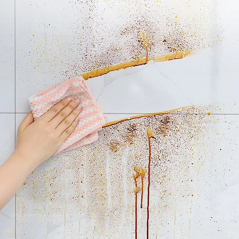1Pc Kitchen Oil Proof Wall Sticker Heat-resistant Wallpaper Clear Self Adhesive Film Waterproof Paper Home Decoration