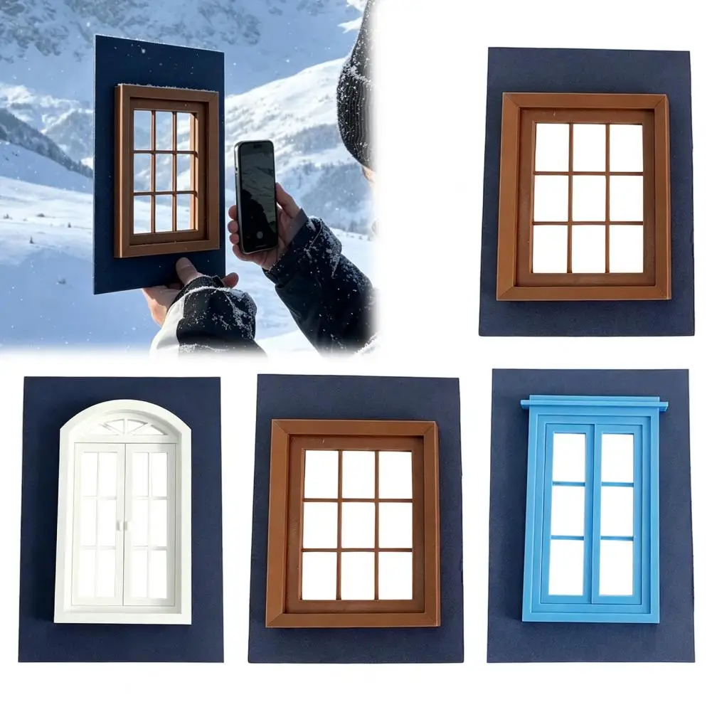 Photography Backdrop Window Scene Background Window View Photography Prop Frame Paned Window Pane Helper for Outdoor Pictures