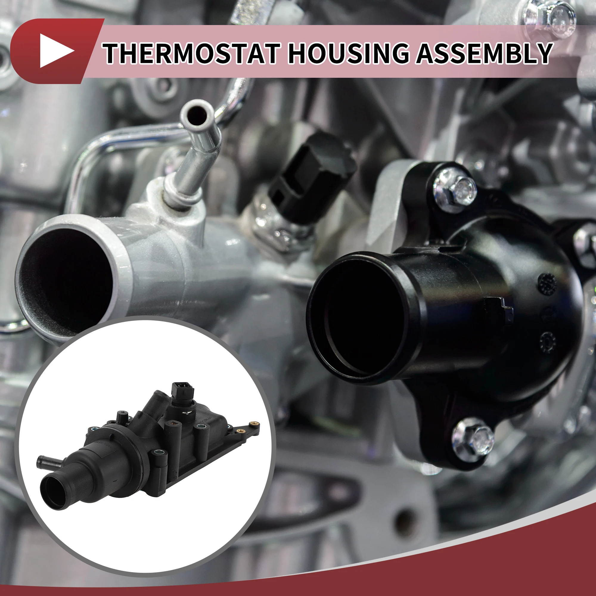 

X Autohaux Корпус термостата охлаждающей жидкости двигателя в сборе для RENAULT Clio II Espace III IV