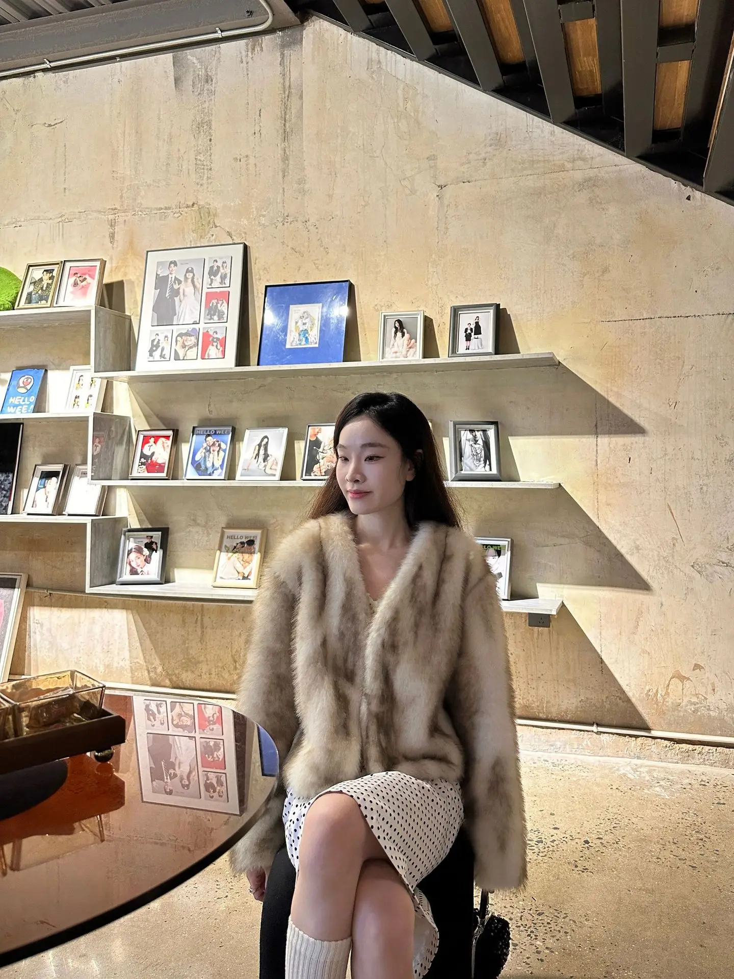 フェイクファーレオパードコート レディース ゴールデンスプライシング ブライダル エルダーリー ユニーク ストレッチ ミニマリズム テンダーアバンギャルド エッジ OL