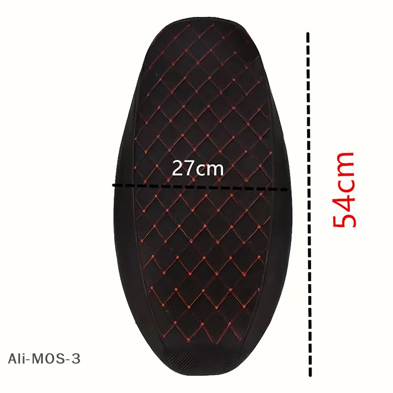 

【S】Motorcycle Seat Cover PU Leather Seat Motor Mesh Breathable Waterproof Scooter Seats Cushion Sunproof Pad Cushion Seat Cover